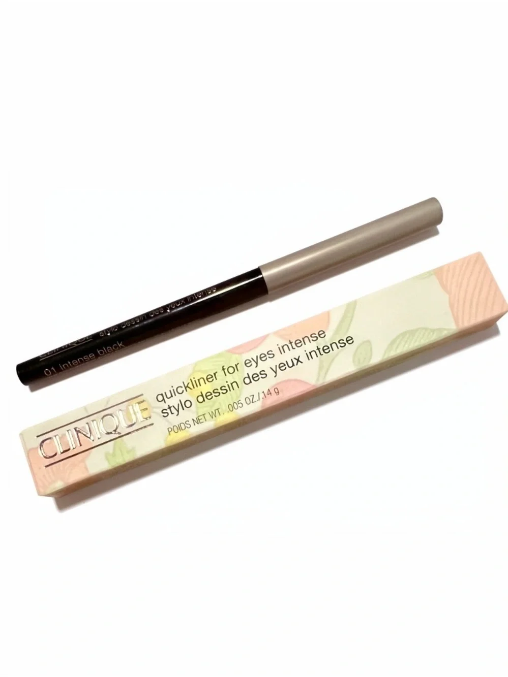 CLINIQUE Quickliner For Eyes 01 Intense Black Eyeliner 0.05 oz/0.14g NIB